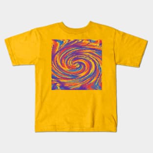 Tribal Starburst Spiral Kids T-Shirt